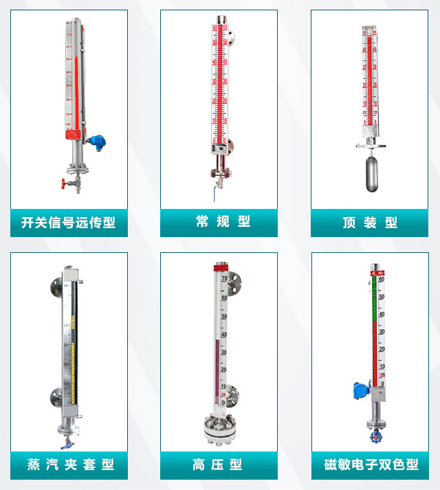 丙烷液位計產品分類圖